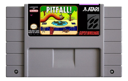 Pitfall Versão Antiga Do Atari 2600 Para Snes Super Nintendo