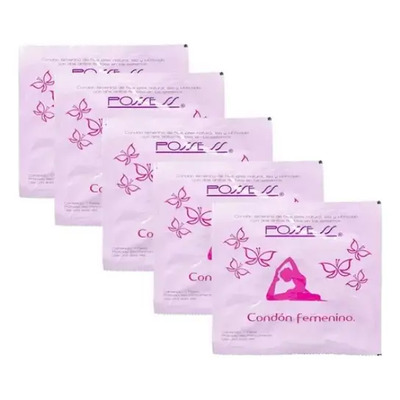 5 Condones Femeninos Preservativo Possess Mujer | Meses sin interés