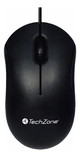 Mouse Alambrico Optico Techzone Usb 1000dpi 3 Botones 1.35m