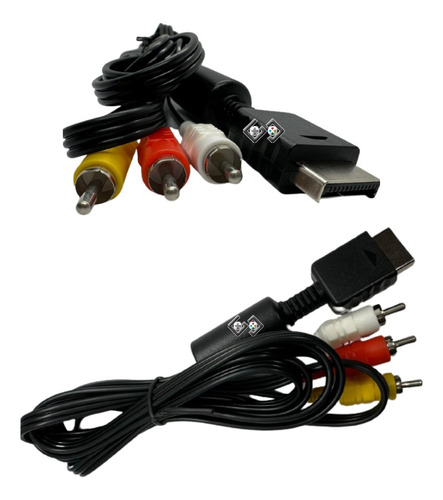 10 Cable Audio Y Video Para Playstation 2 Ps2 1.8 Metros