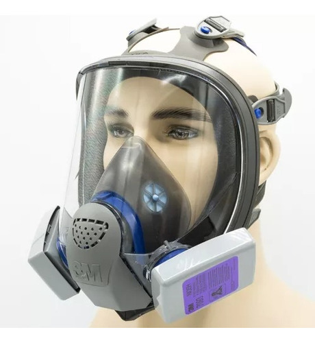 Mascarilla 3m Protector Facial Respirador Careta Filtro 7093