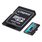 Memoria Microsd Kingston Canvasgoplus 256gb Adap. Sd Uhs-i