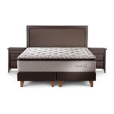 Cama Nest 2 Plazas 150 X 200 Cm Con Muebles Nolita Chocolate