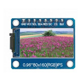 Pantalla Display Tft St7735 0.96p 80x160 Rgb Ips Lcd Spi