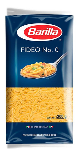 Pasta Barilla Fideo No. 0 200g