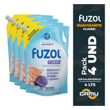 Fuzol Suavizante Ropa - 1 L- Pack 4 Unid- Elige Tu Fragancia