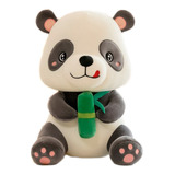 Peluche Panda Con Bambú Kawaii Almohada De Siesta Suave 50cm