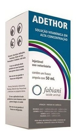 Vitamina Ad3e - Adethor Ade 50ml Fabiani