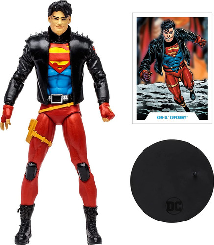 Superboy Kon El Figura Justice Dc Multiverse Mcfarlane Toys