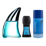 Avon Set Trekking Perfume Desodorante Roll On - 30%off