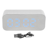 Reloj Despertador Digital Pantalla Led Bluetooth Parlante