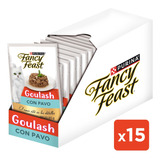 Pack X15 Alimento Húmedo Fancy Feast® Goulash Con Pavo 85g