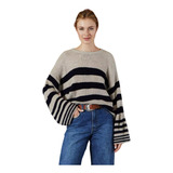 Sweater Lana Mujer Wanama Denver Cuello Redondo