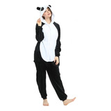 Panda Fantasia Pijama Kigurumi Macacão Adulto