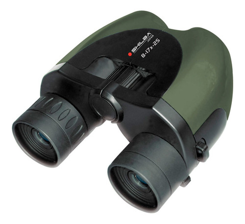 Binocular Shilba Compact Zoom 8-17x 25 Caza Camping Aves Color Azul Petróleo