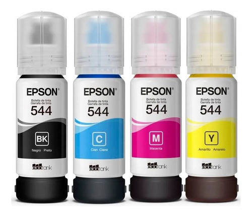 Kit X 4 De Tintas Epson T544 100% Original