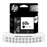 Cartucho Hp 60b Preto F4224 F4480 F4580 D110a D410a C4780