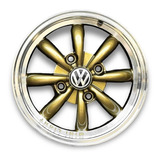 Juego De Rines 15x5.5 4/130 Para Vw Vocho  Mini Ligth Gold