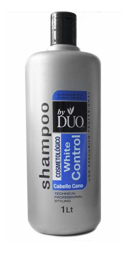 Shampoo Matizador Azul Dúo Litro Para Pelo Amarillos Y Canas