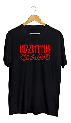 Playera Led Zeppelin Logo Zoso Bandas Rock Tallas Xxl Xxxl