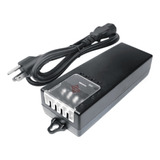 Fuente De Poder Regulada 12vcd 5a O 13.8v 4.3a Con 4 Canales