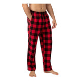 Pantalones De Dormir Pijama De Franela De Casa Para Hombre