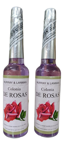 Agua De Colonia  Rosas De 221 Ml C/u ( 2 Botellas ))