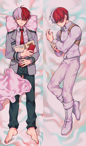  Dakimakura Todoroki Shoto  24x70 Cm 2 Lados + Relleno