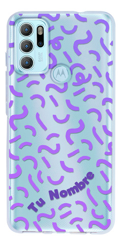 Funda Para Motorola Para Mujer Confeti Nombre