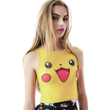 Blusa Top Mujer Dama Anime Blusa Sin Manga Otaku