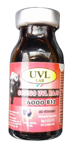 B12 6000 Código Rojo Uvl 10ml (2pzs)