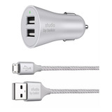 Cargador Para Carro Belkin Usb A Tipo C Doble Puerto 12v 