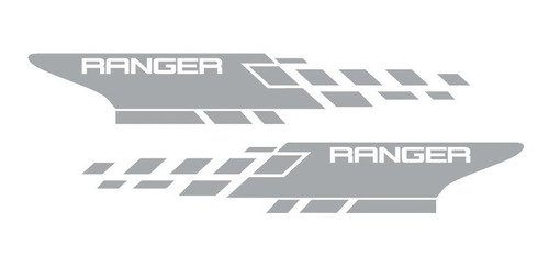 Calcas Sticker Franjas Costados Batea Compatible Con Ranger