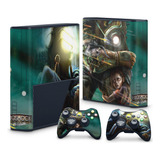 Skin Para Xbox 360 Super Slim Adesivo - Modelo 019