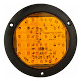 Plafon 30 Led Redondo Alta Baja Estrobo Plano Slim 12-24v F1