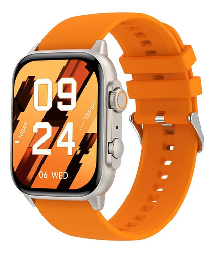 Smartwatch Colmi C81 Orange Malla De Silicona 2  Amoled Ip68