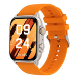 Smartwatch Colmi C81 Orange Malla De Silicona 2  Amoled Ip68