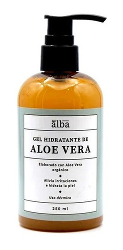 Gel Dérmico Hidratante Aloe Vera 250ml - Del Alba