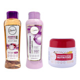 Kit De Cebolla Anyeluz Shampoo + Acondicionador + Mascarilla