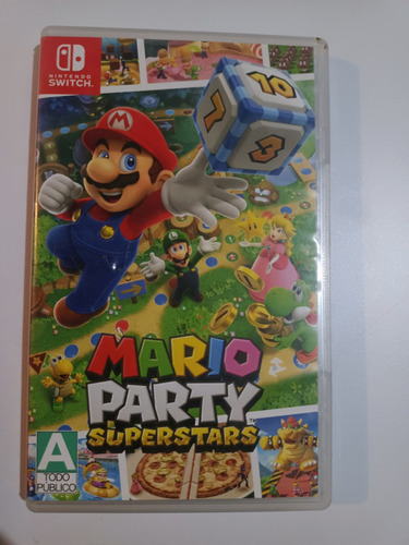 Caja Sin Juego Sin Manual Mario Party Super Star Switch 