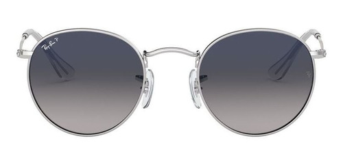 Lente De Sol Originales Ray Ban Rb3447n Round Metal Gris