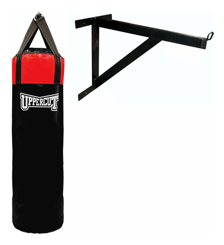 Bolsa De Kick Boxing 180 + Relleno + Soporte De Pared + Kit 