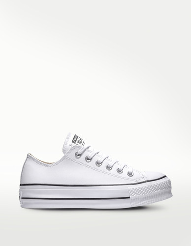 Tenis Original Converse Plataforma Blanco Mujer 561680c