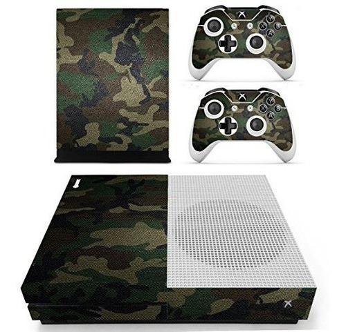 Skinown Xbox One S Adhesivo De Camuflaje De Piel Delgada