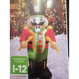 Inflable Cascanueces Navideño Luz Led