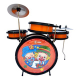 Bateria Infantil Pop Patati Patatá Luen Completa C Canetinha