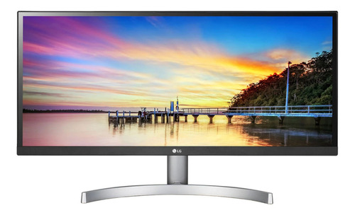 Monitor LG Ultrawide 29wk600 Led 29  Branco Preto 100v/240v