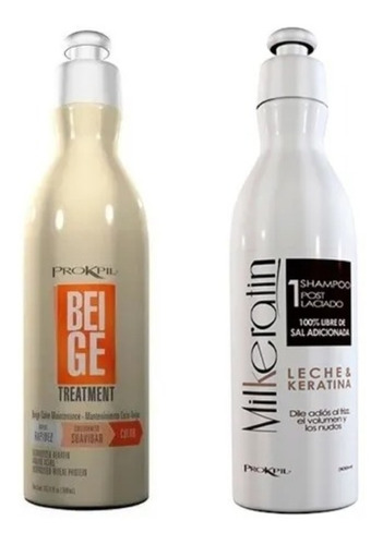 Pack Prokpil Matizador Beige+shampo Milkeratin1 Con Keratina