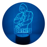 Skin Fortnite Lámpara Led Animado Artline Decoración Infanti