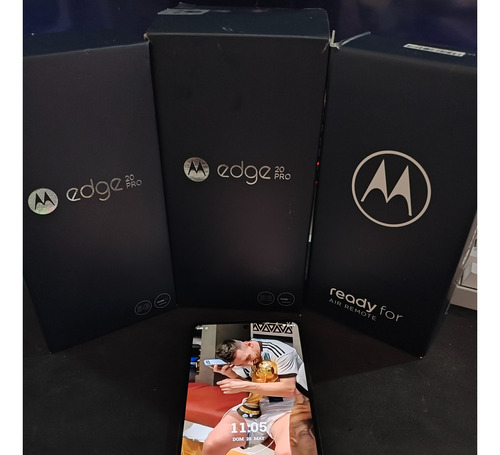 Celular Motorola Edge 20 Pro 256gb + 12gb Ram Azul Midnight